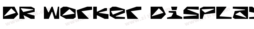 DR Worker Display字体转换